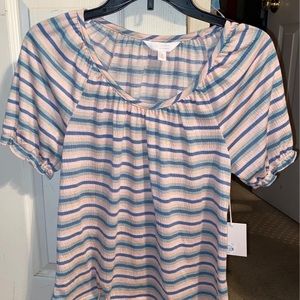 Ladies short sleeve blouse